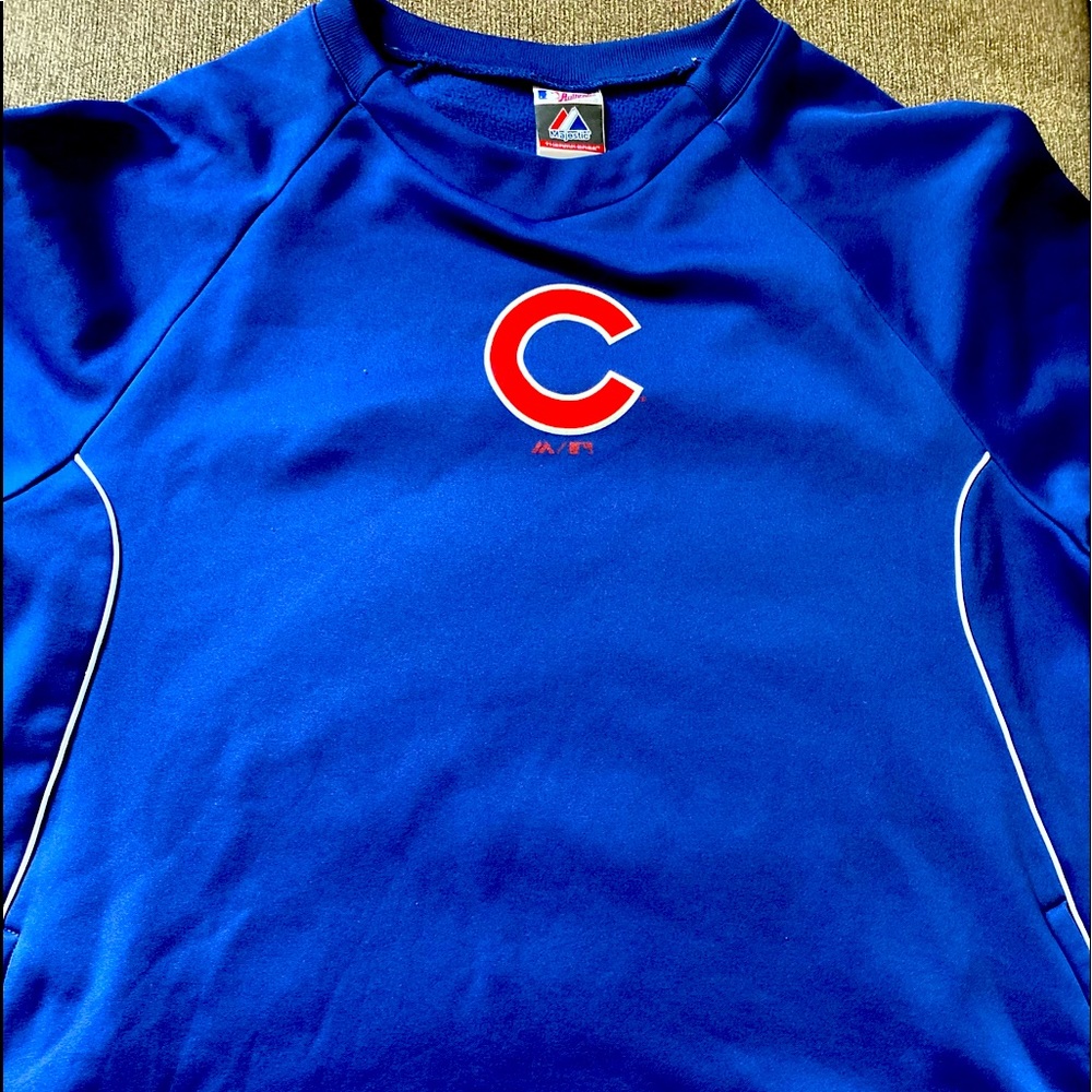 Chicago Cubs Baseball Majestic Pullover